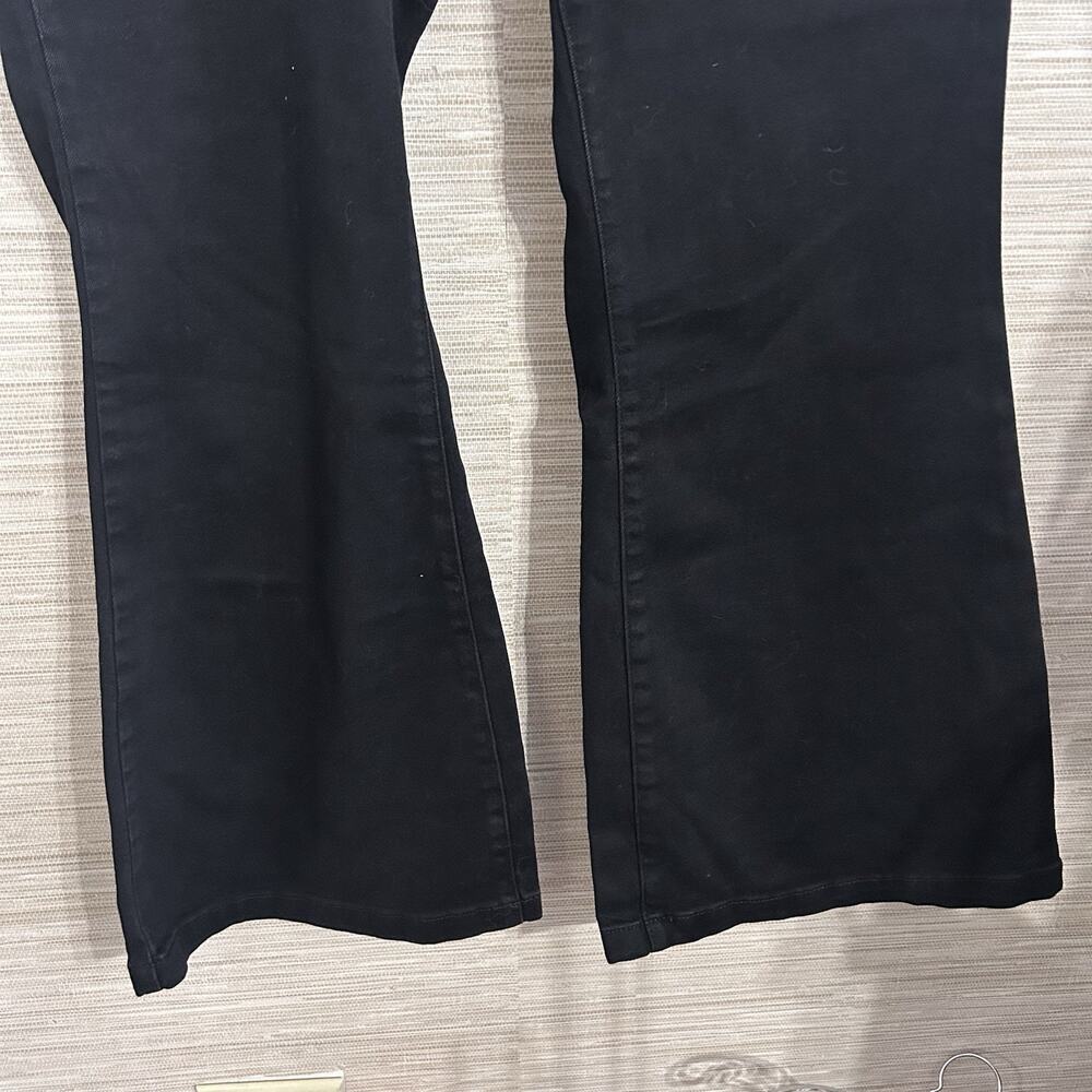 Ava & Viv High Rise Flare Jeans women's size 26 NWT Black - Picture 3 of 8